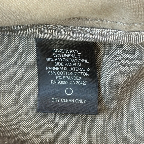 Nic + Zoe linen blend lightweight jacket SZ S - Picture 5 of 8